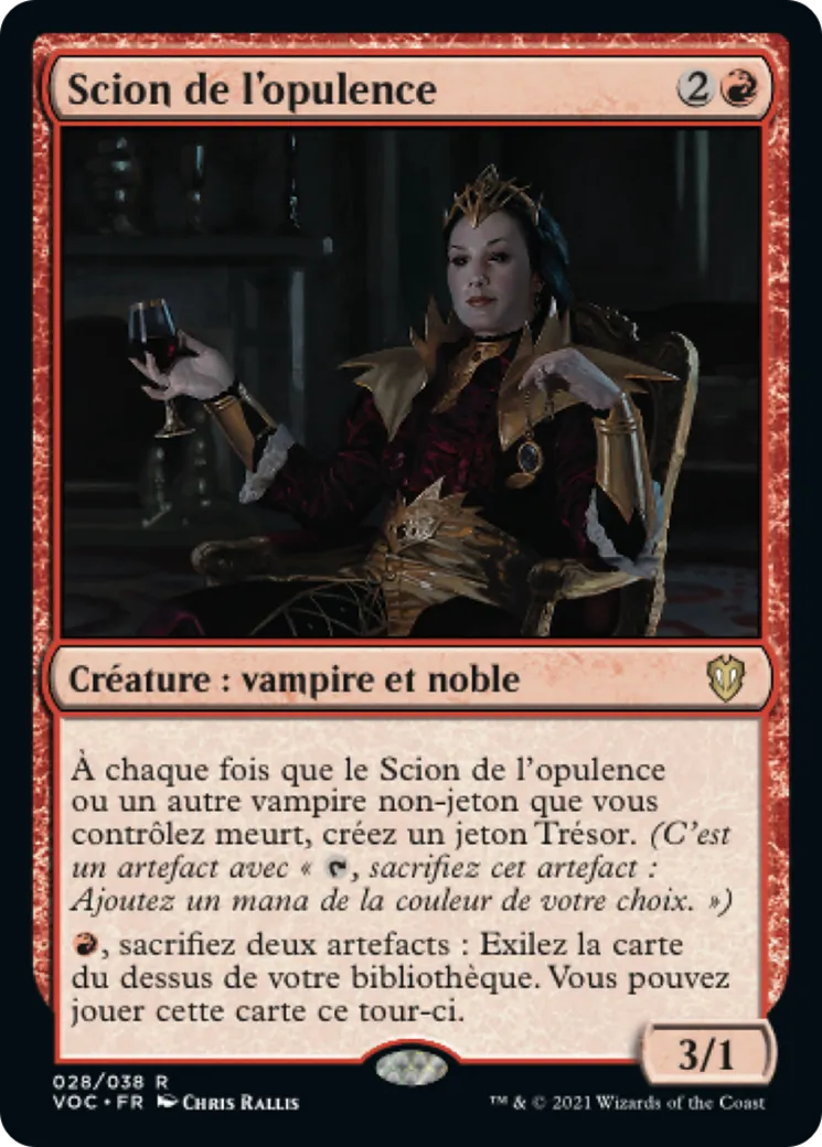Scion de l'opulence — Crimson Vow Commander — Magic: The Gathering