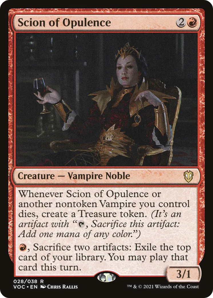Scion of Opulence — Crimson Vow Commander — Magic: The Gathering