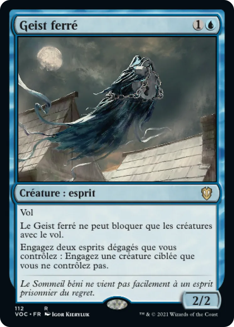 Geist ferré — Crimson Vow Commander — Magic: The Gathering