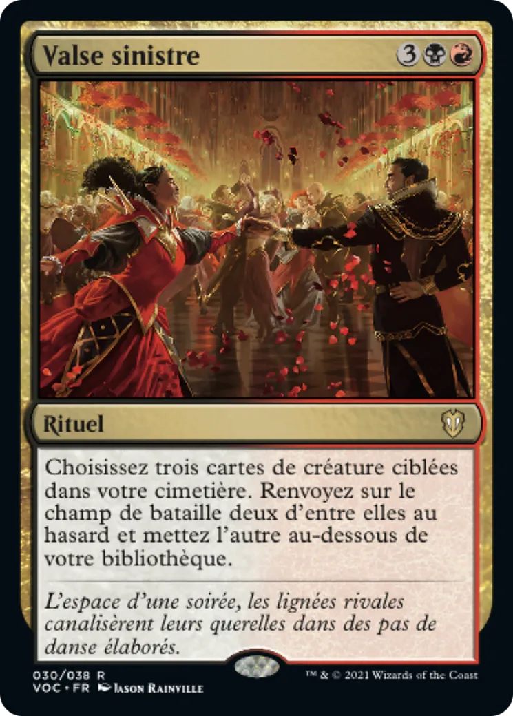 Valse sinistre — Crimson Vow Commander — Magic: The Gathering