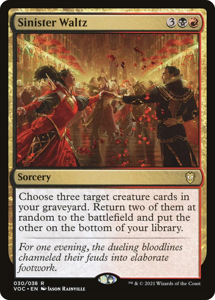 Sinister Waltz — Crimson Vow Commander — Magic: The Gathering