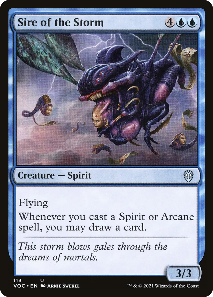 Sire of the Storm — Crimson Vow Commander — Magic: The Gathering
