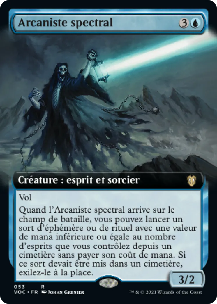 Arcaniste spectral from Crimson Vow Commander - Magic: The Gathering