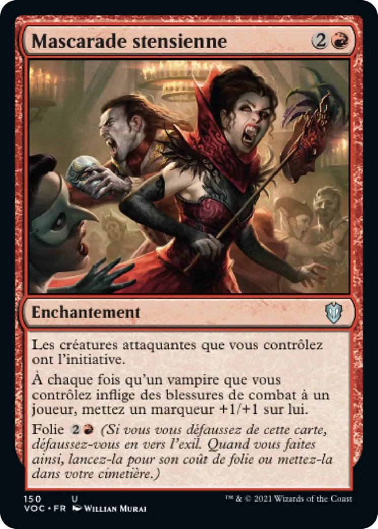Mascarade stensienne from Crimson Vow Commander - Magic: The Gathering