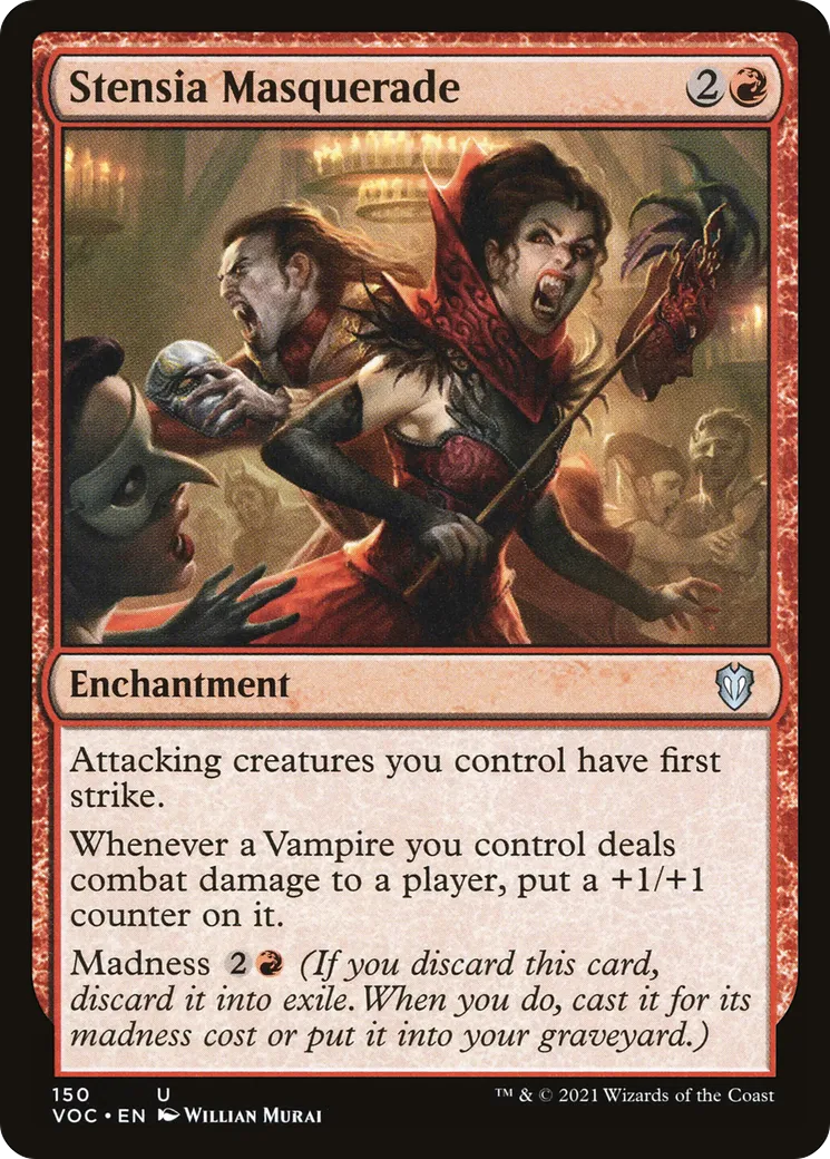 Stensia Masquerade — Crimson Vow Commander — Magic: The Gathering