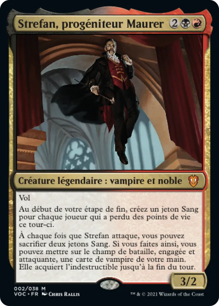 Strefan, progéniteur Maurer — Crimson Vow Commander — Magic: The Gathering