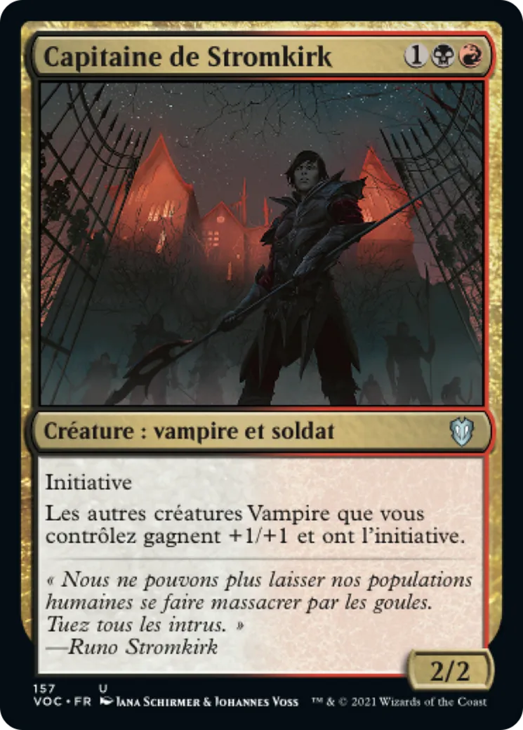 Capitaine de Stromkirk — Crimson Vow Commander — Magic: The Gathering