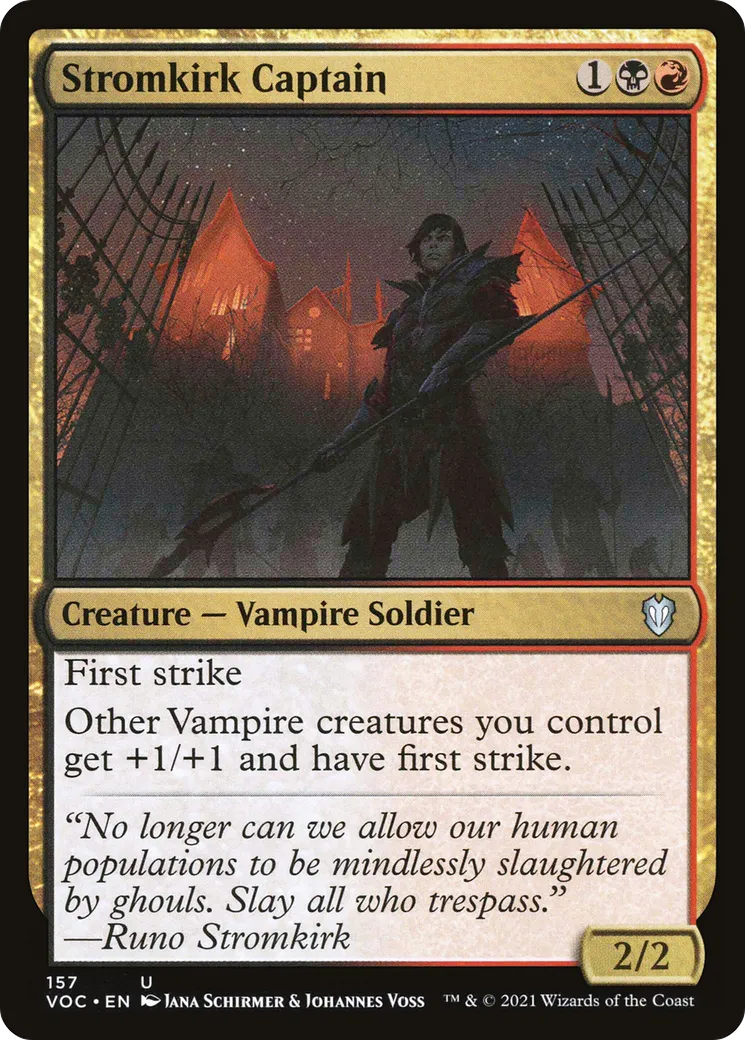 Stromkirk Captain — Crimson Vow Commander — Magic: The Gathering