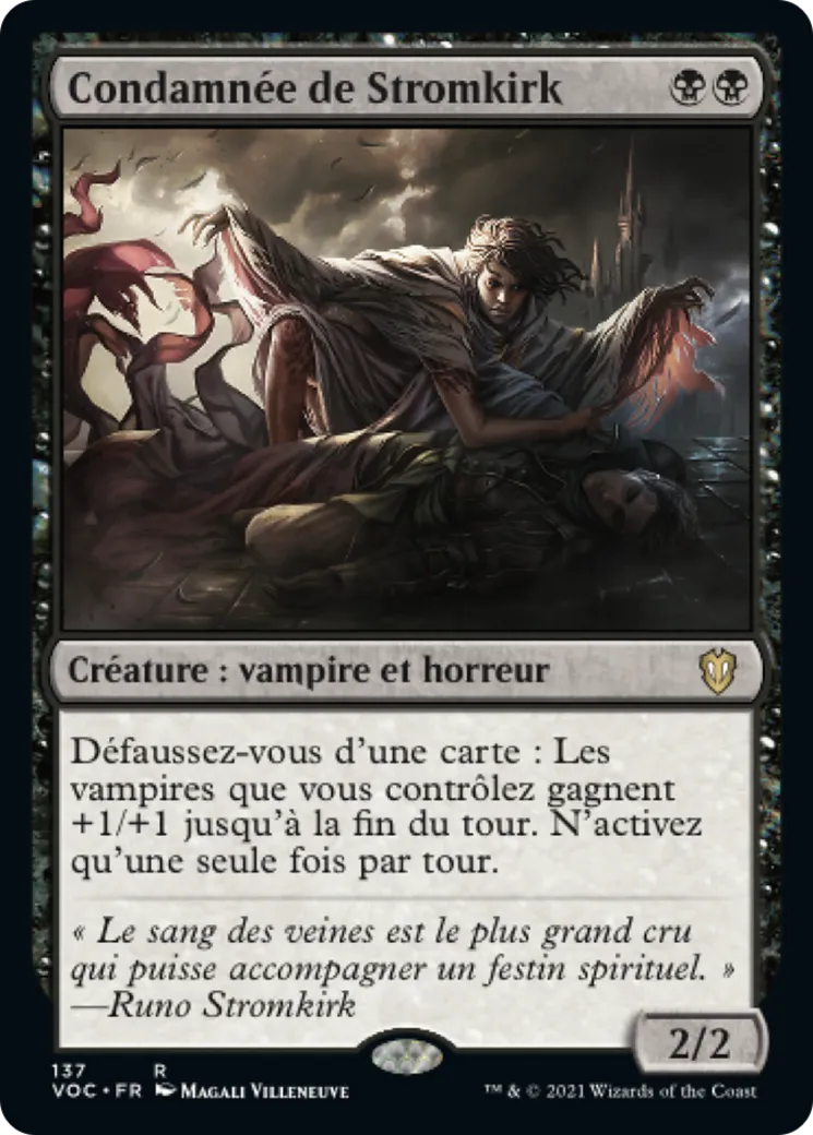 Condamnée de Stromkirk — Crimson Vow Commander — Magic: The Gathering
