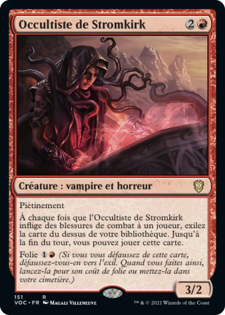 Occultiste de Stromkirk — Crimson Vow Commander — Magic: The Gathering