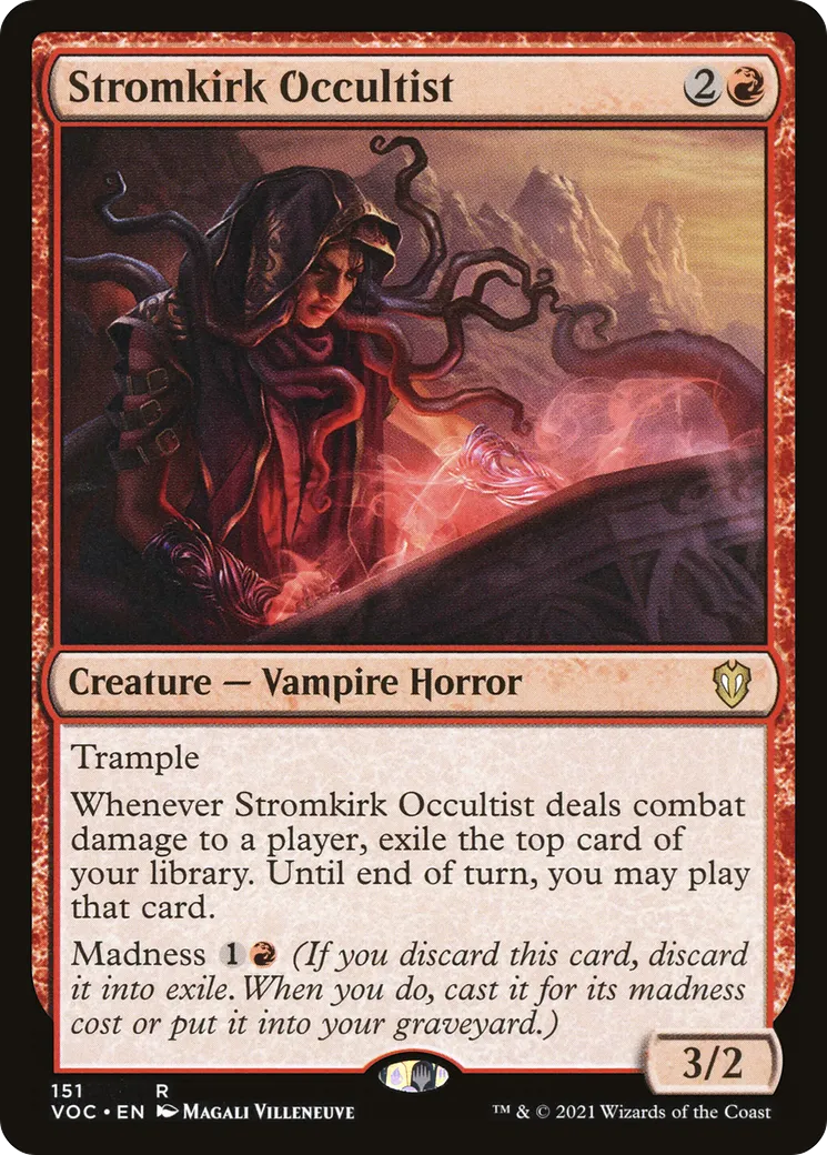 Stromkirk Occultist — Crimson Vow Commander — Magic: The Gathering
