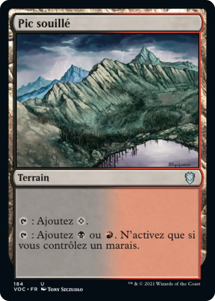 Pic souillé from Crimson Vow Commander - Magic: The Gathering
