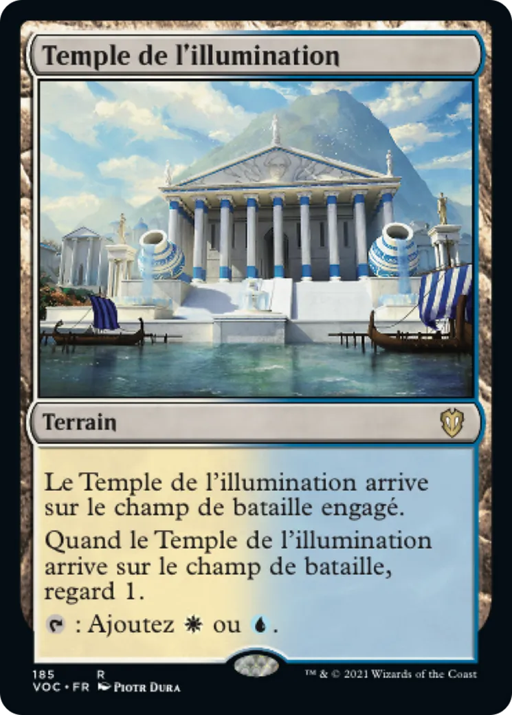 Temple de l'illumination — Crimson Vow Commander — Magic: The Gathering