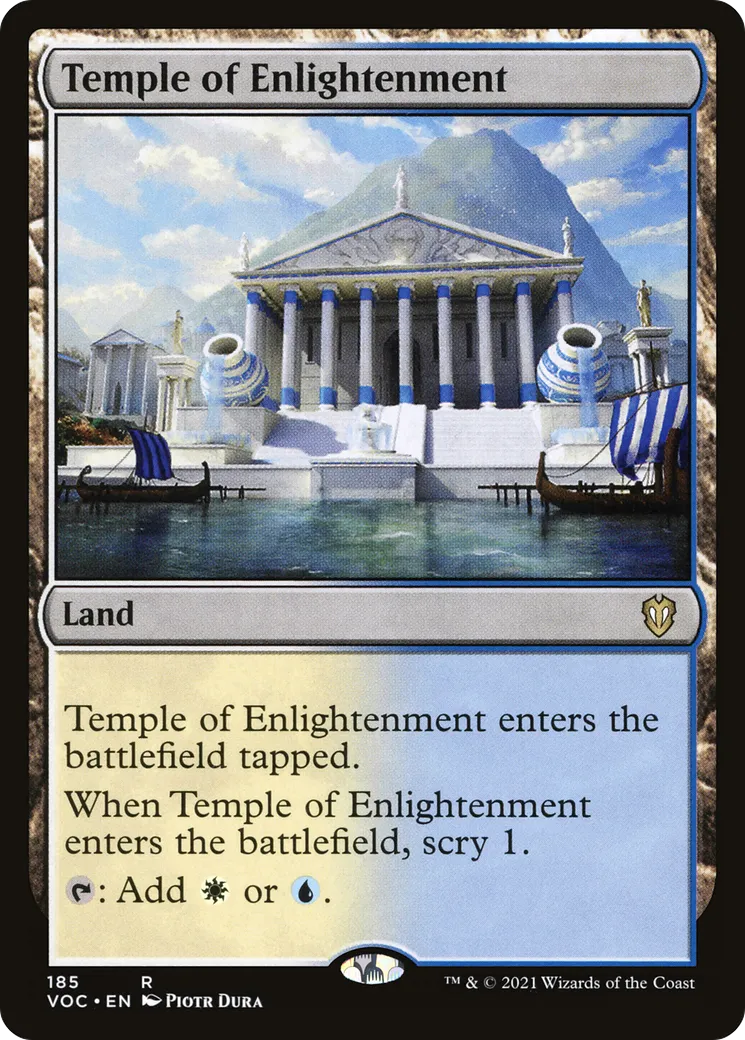 Temple of Enlightenment — Crimson Vow Commander — Magic: The Gathering