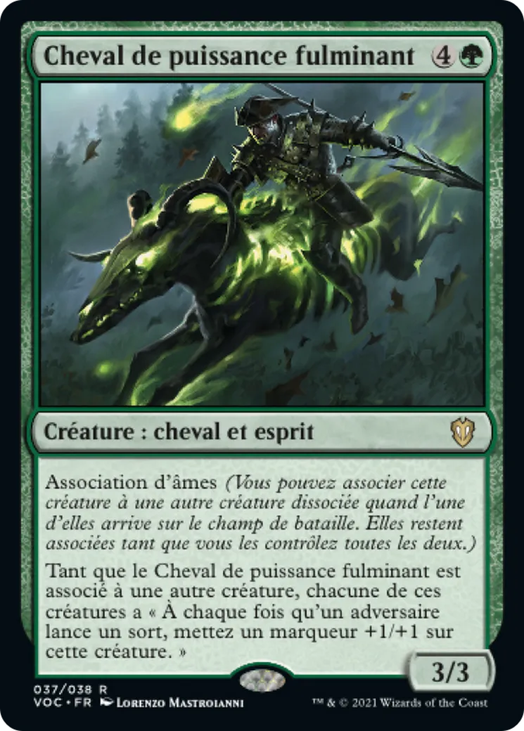 Cheval de puissance fulminant — Crimson Vow Commander — Magic: The Gathering