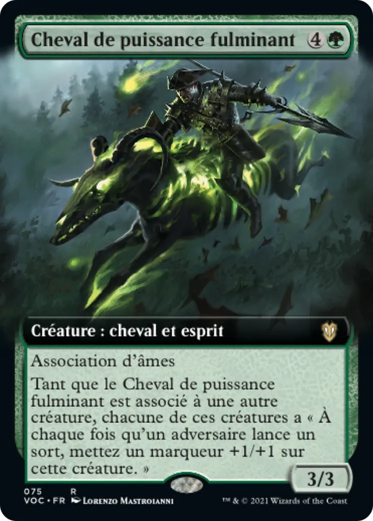 Cheval de puissance fulminant — Crimson Vow Commander — Magic: The Gathering