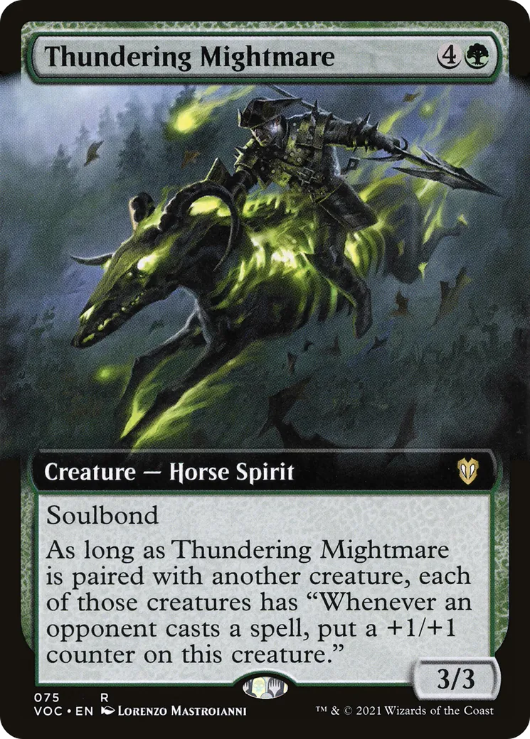 Thundering Mightmare — Crimson Vow Commander — Magic: The Gathering