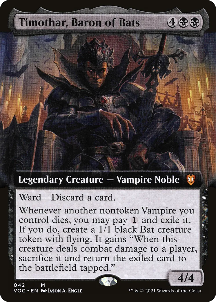 Timothar, Baron of Bats — Crimson Vow Commander — Magic: The Gathering