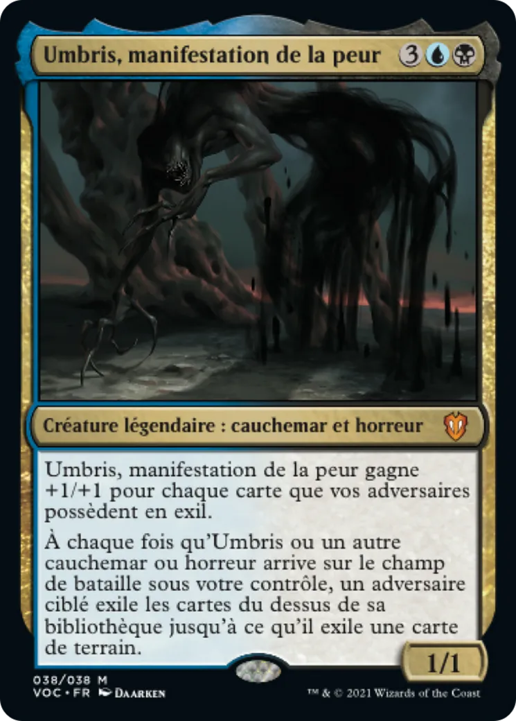 Umbris, manifestation de la peur — Crimson Vow Commander — Magic: The Gathering