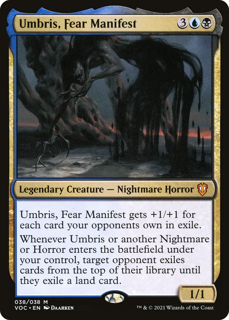 Umbris, manifestation de la peur — Crimson Vow Commander — Magic: The Gathering