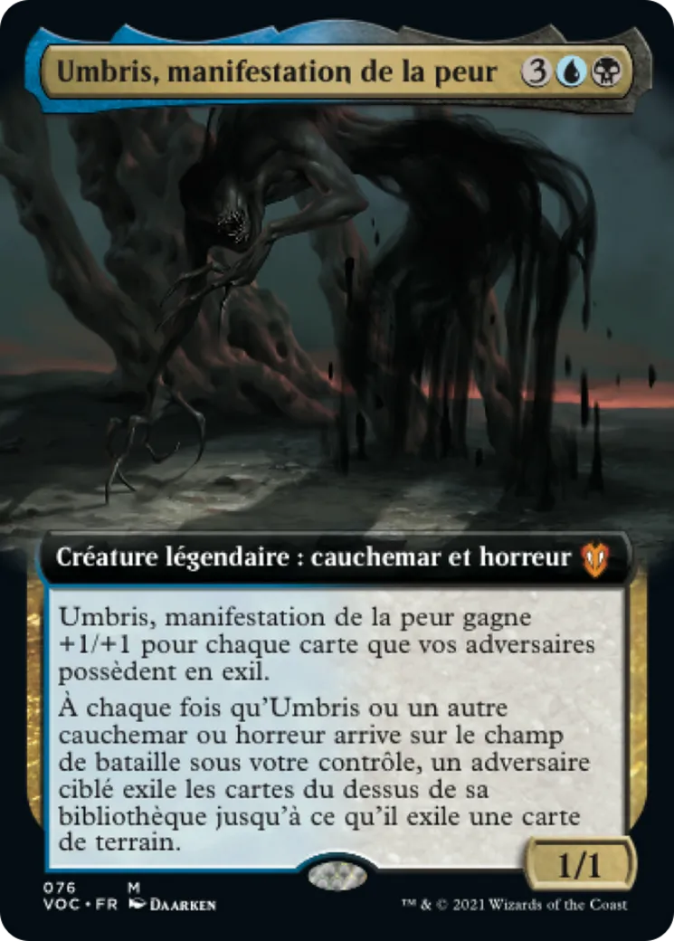 Umbris, manifestation de la peur — Crimson Vow Commander — Magic: The Gathering