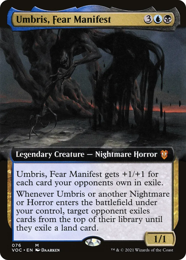 Umbris, Fear Manifest from Crimson Vow Commander - Magic: The Gathering