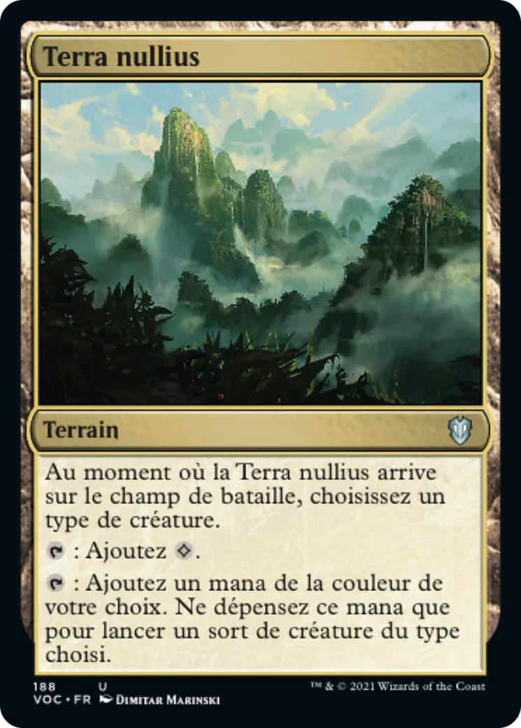 Terra nullius — Crimson Vow Commander — Magic: The Gathering