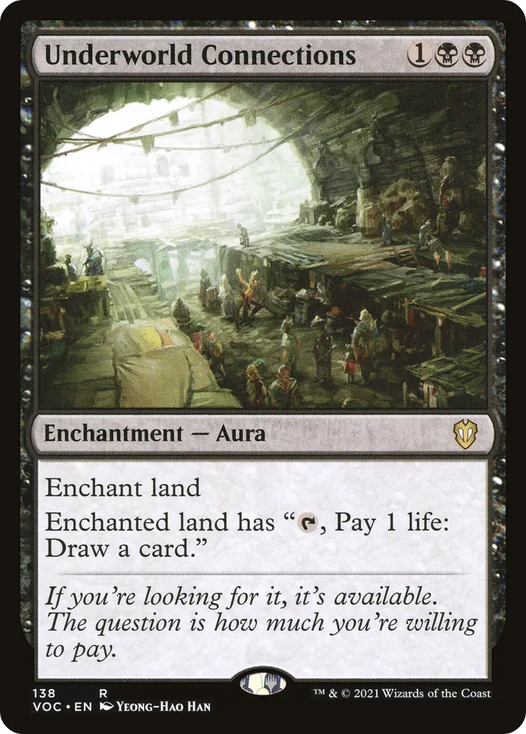 Underworld Connections — Crimson Vow Commander — Magic: The Gathering