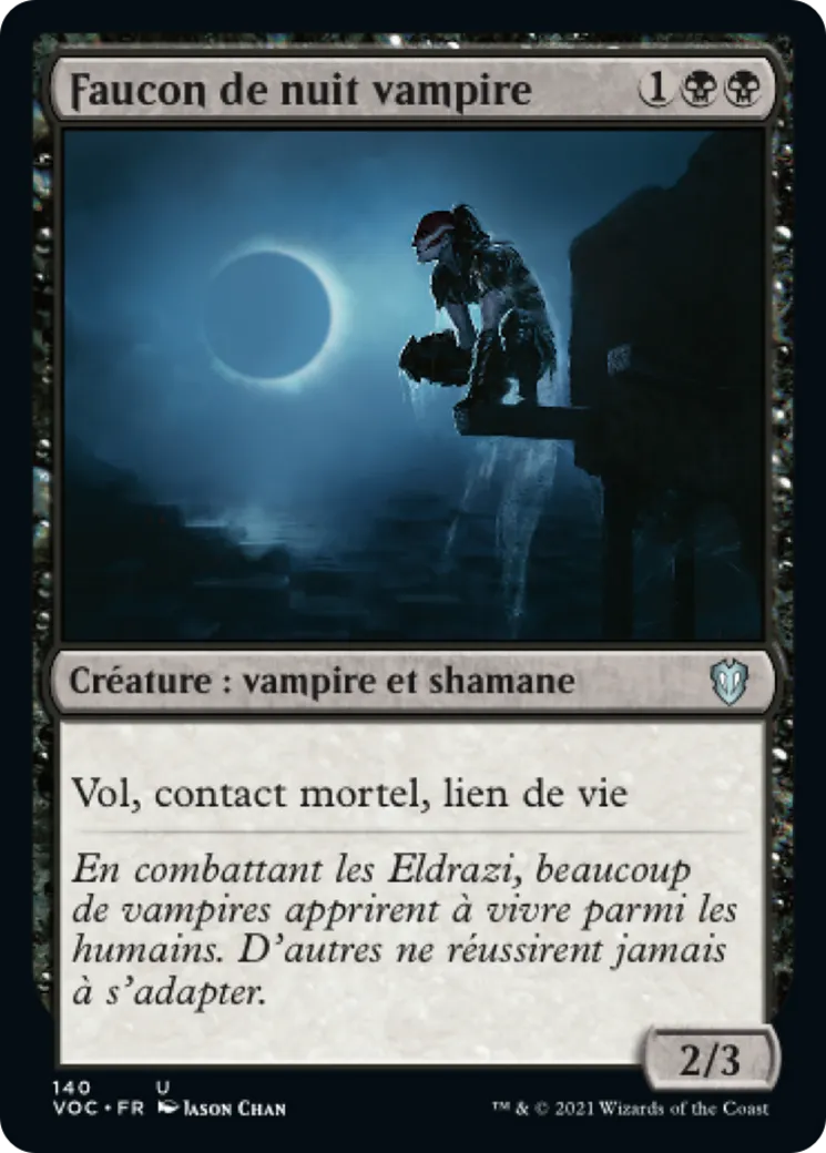 Faucon de nuit vampire — Crimson Vow Commander — Magic: The Gathering