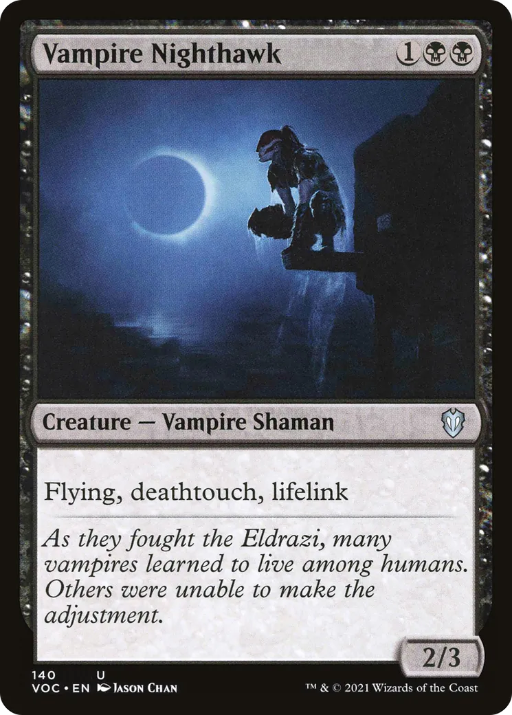 Faucon de nuit vampire — Crimson Vow Commander — Magic: The Gathering