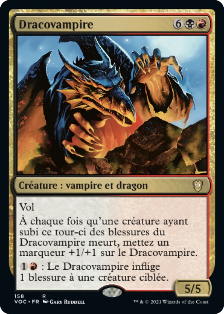 Dracovampire — Crimson Vow Commander — Magic: The Gathering