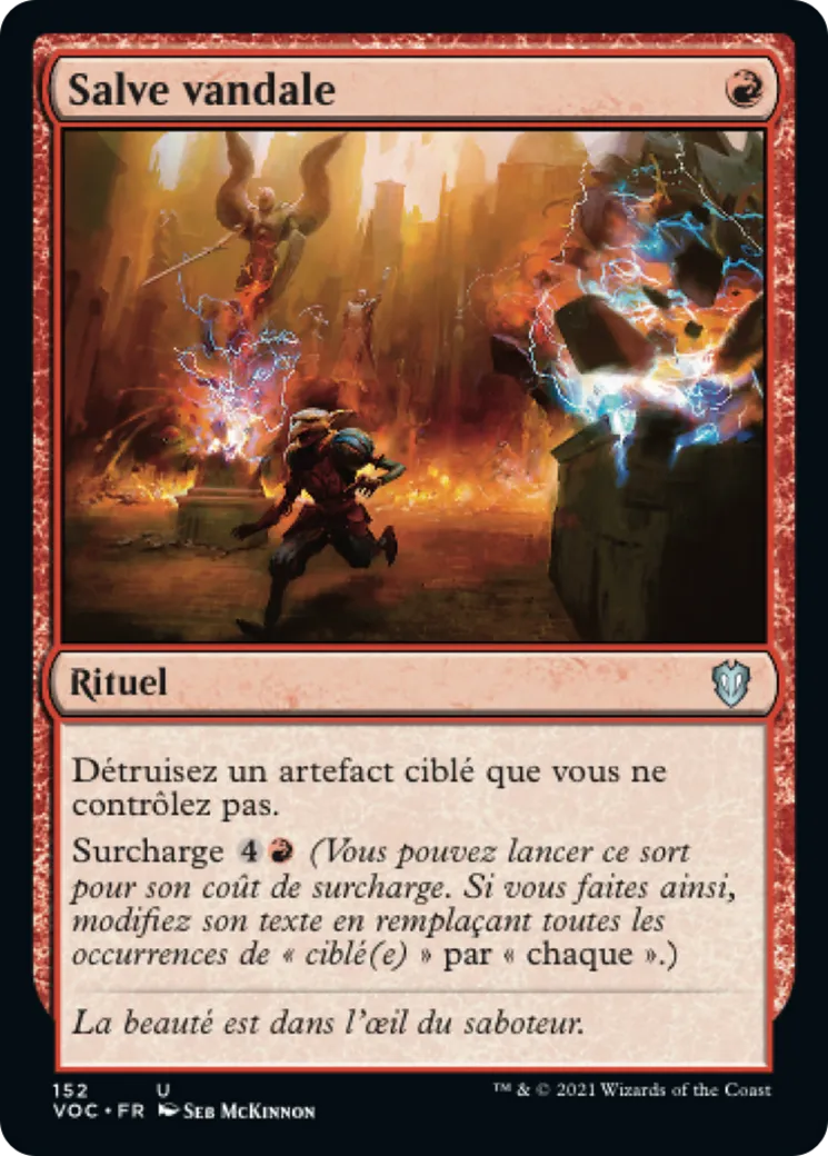 Salve vandale — Crimson Vow Commander — Magic: The Gathering