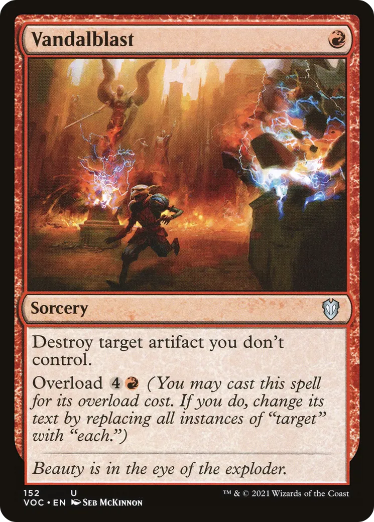Vandalblast — Crimson Vow Commander — Magic: The Gathering