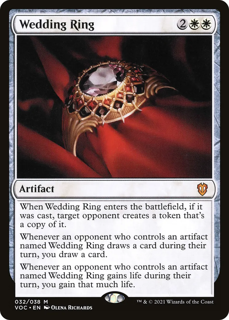 Wedding Ring — Crimson Vow Commander — Magic: The Gathering