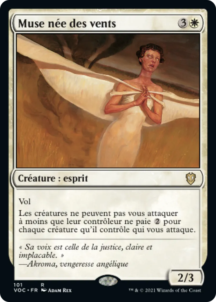Muse née des vents — Crimson Vow Commander — Magic: The Gathering