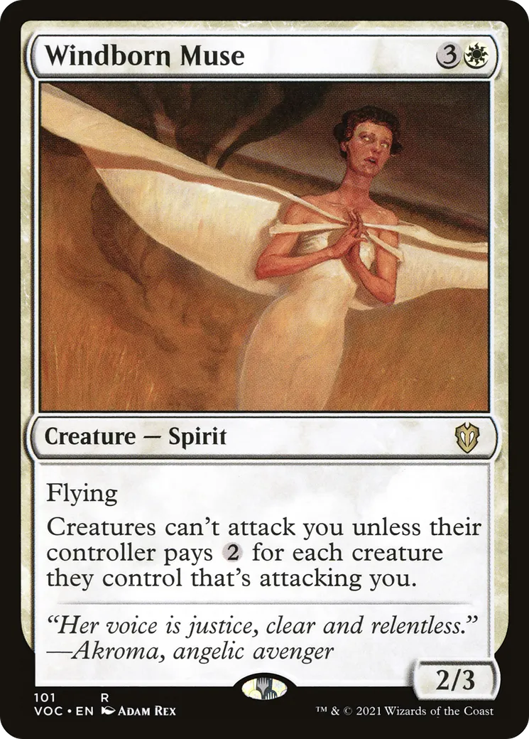 Windborn Muse from Crimson Vow Commander - Magic: The Gathering