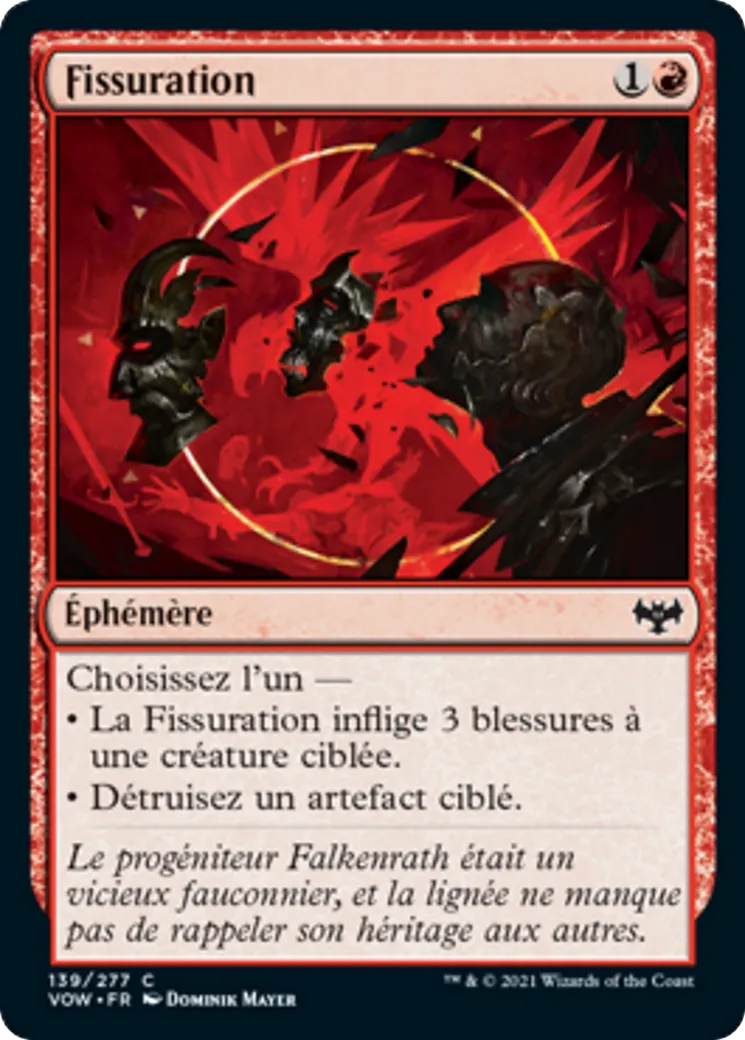 Fissuration — Innistrad: Crimson Vow — Magic: The Gathering