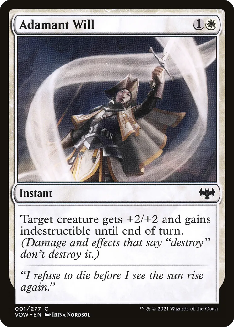 Volonté inflexible — Innistrad: Crimson Vow — Magic: The Gathering