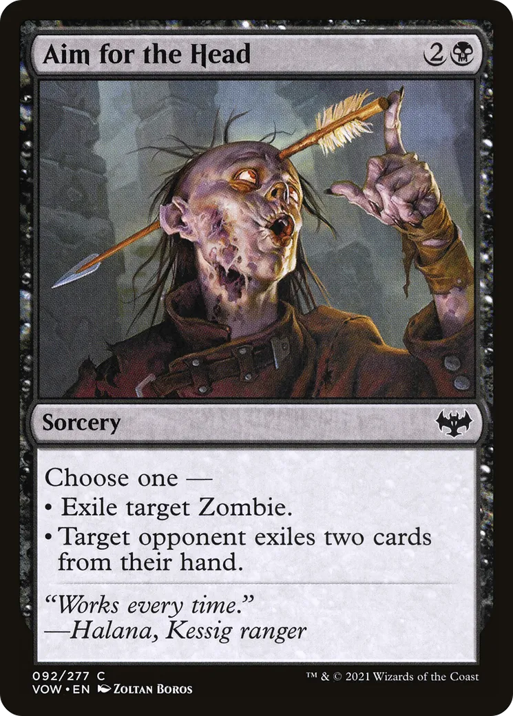 Aim for the Head from Innistrad: Crimson Vow - Magic: The Gathering