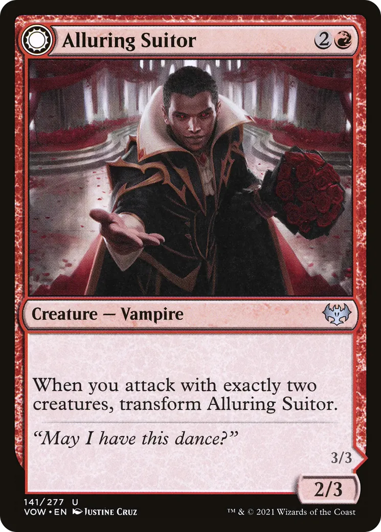 Prétendant attirant // Danseur mortel — Innistrad: Crimson Vow — Magic: The Gathering