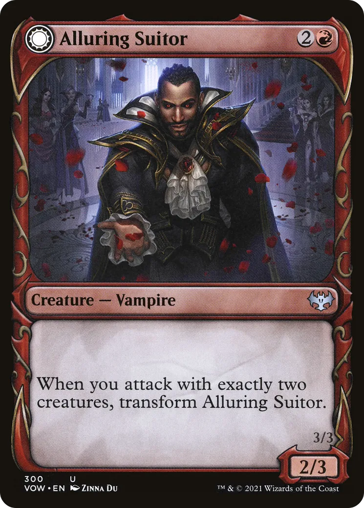 Prétendant attirant // Danseur mortel — Innistrad: Crimson Vow — Magic: The Gathering
