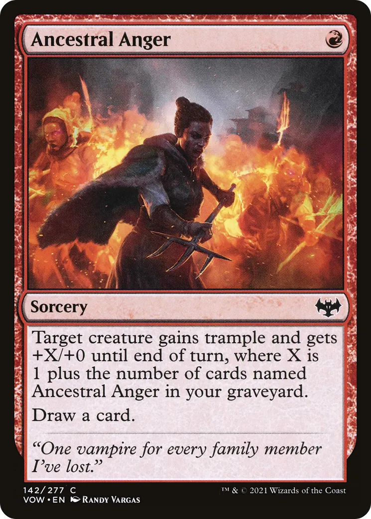 Colère ancestrale — Innistrad: Crimson Vow — Magic: The Gathering