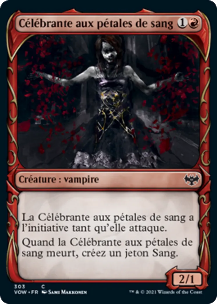 Célébrante aux pétales de sang — Innistrad: Crimson Vow — Magic: The Gathering