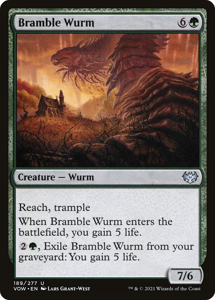 Bramble Wurm — Innistrad: Crimson Vow — Magic: The Gathering