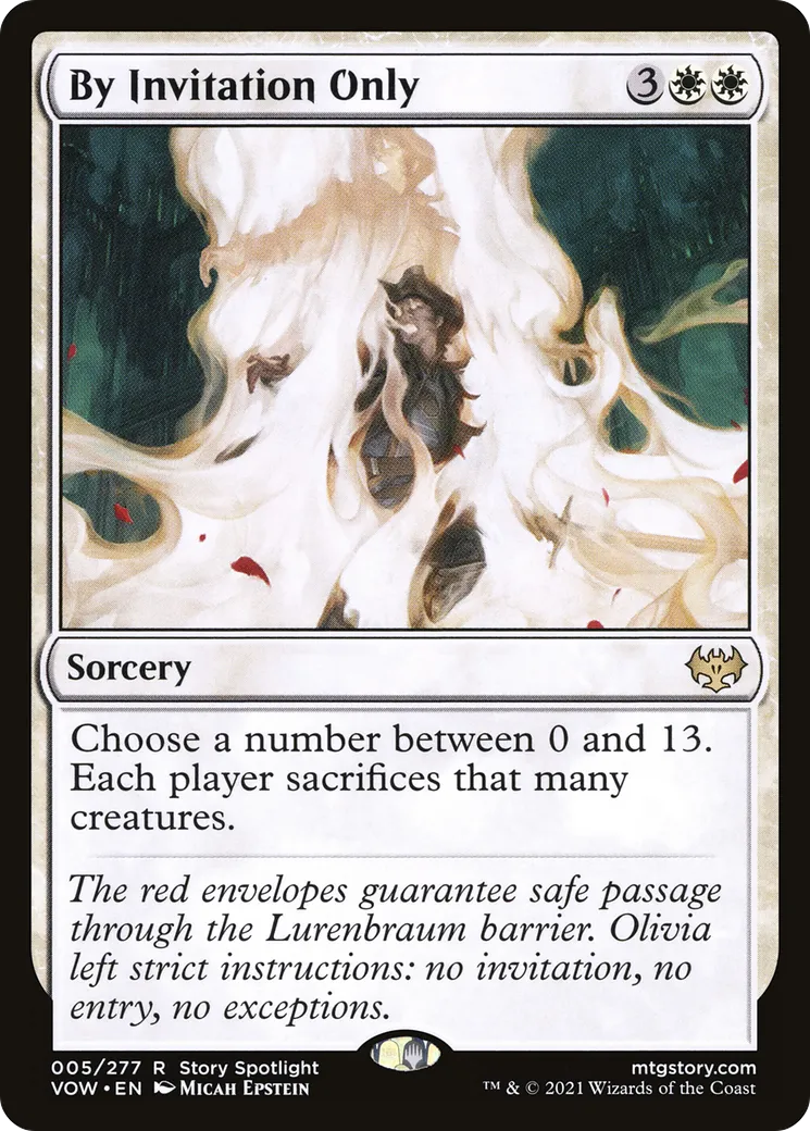 Sur invitation uniquement — Innistrad: Crimson Vow — Magic: The Gathering