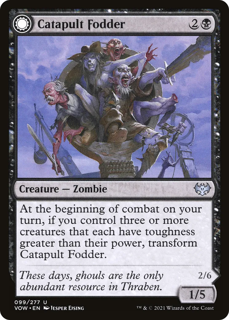 Catapult Fodder // Catapult Captain — Innistrad: Crimson Vow — Magic: The Gathering