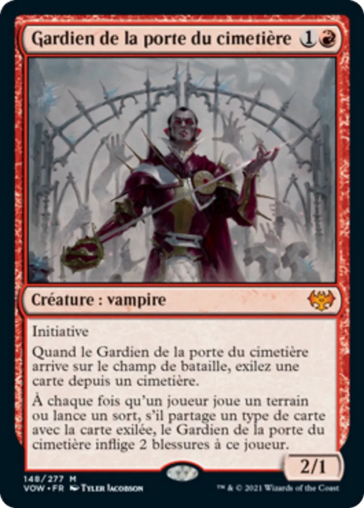 Gardien de la porte du cimetière — Innistrad: Crimson Vow — Magic: The Gathering