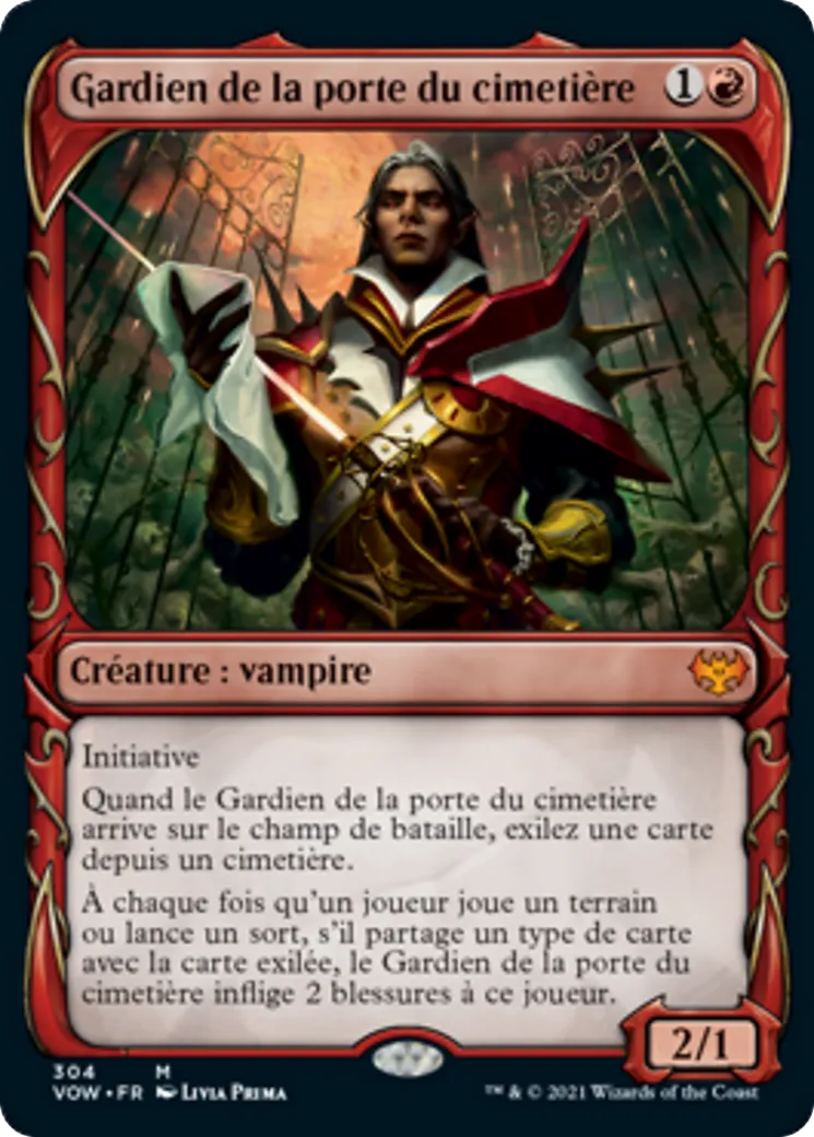Gardien de la porte du cimetière — Innistrad: Crimson Vow — Magic: The Gathering