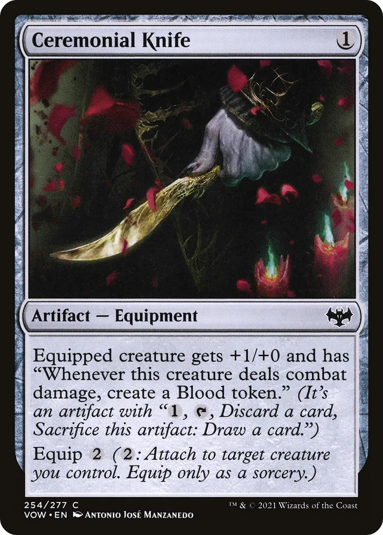 Couteau cérémoniel — Innistrad: Crimson Vow — Magic: The Gathering