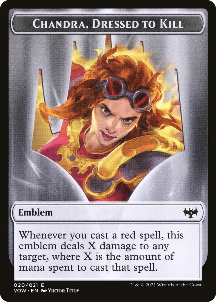 Chandra, Dressed to Kill Emblem — Innistrad: Crimson Vow — Magic: The Gathering